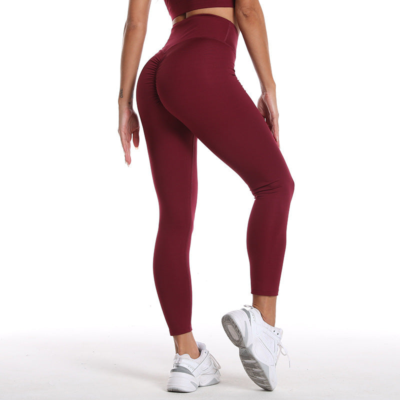 New 2026 Yoga Clothes Women's Tops Nude Butt Lift Pants Fitness Suits