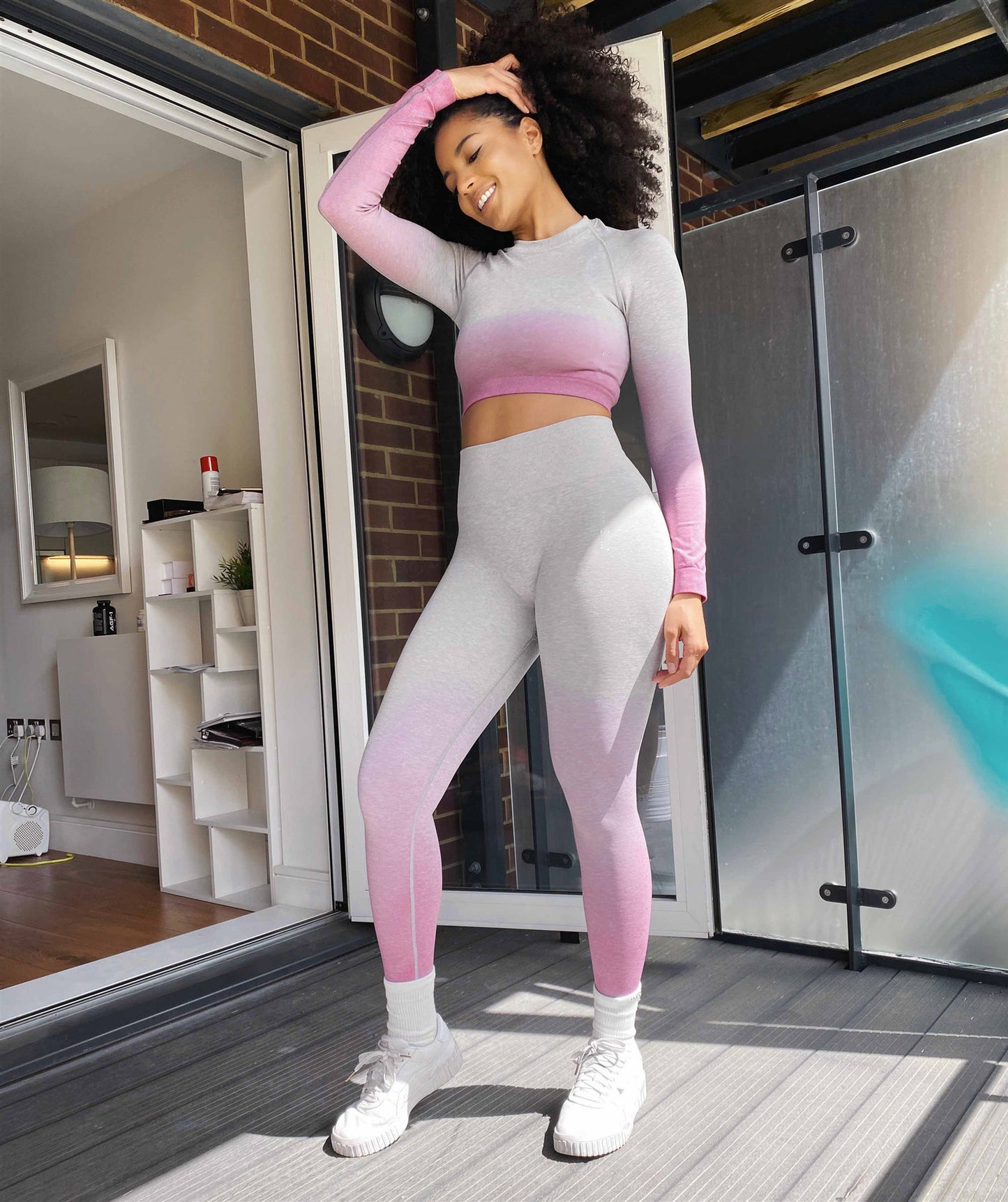 Expression Bodybuilding workout tight yoga suit