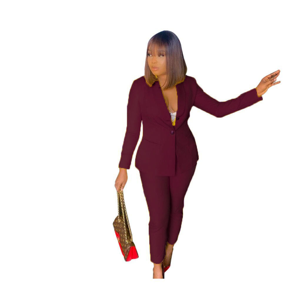 Natural Body fit Suit Office Two-piece Suit