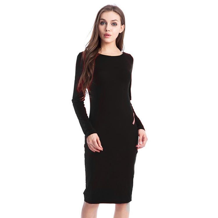Natural Body Backless evening dress