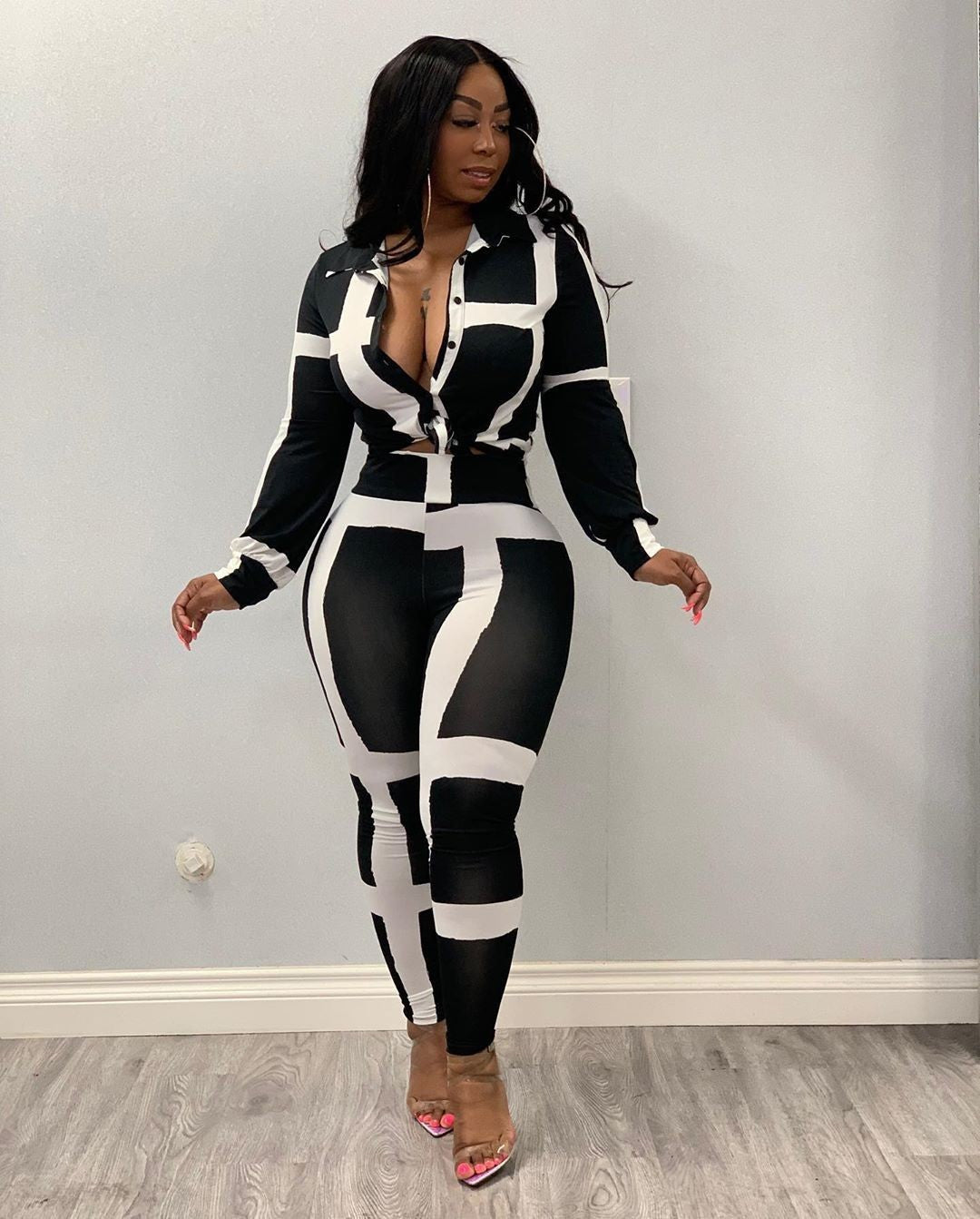 Women's striped Natural Body suit