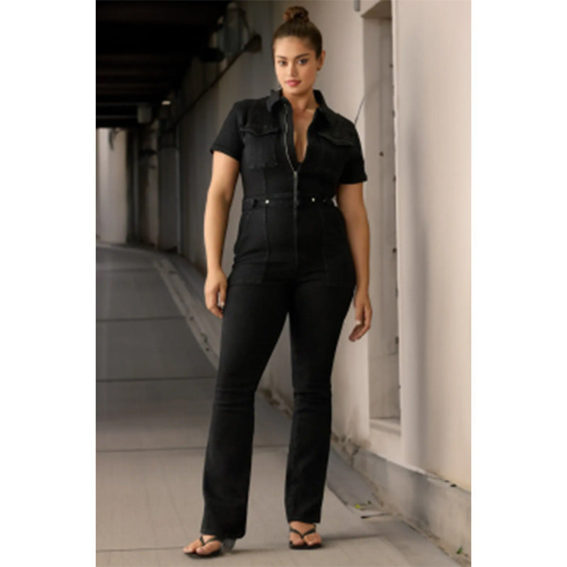Women's Fashion Ultra Denim Slim Natural Body Fit Bodysuit