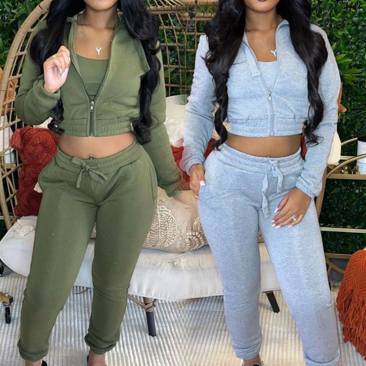 Body Blast Cropped Top And Drawstring Pants