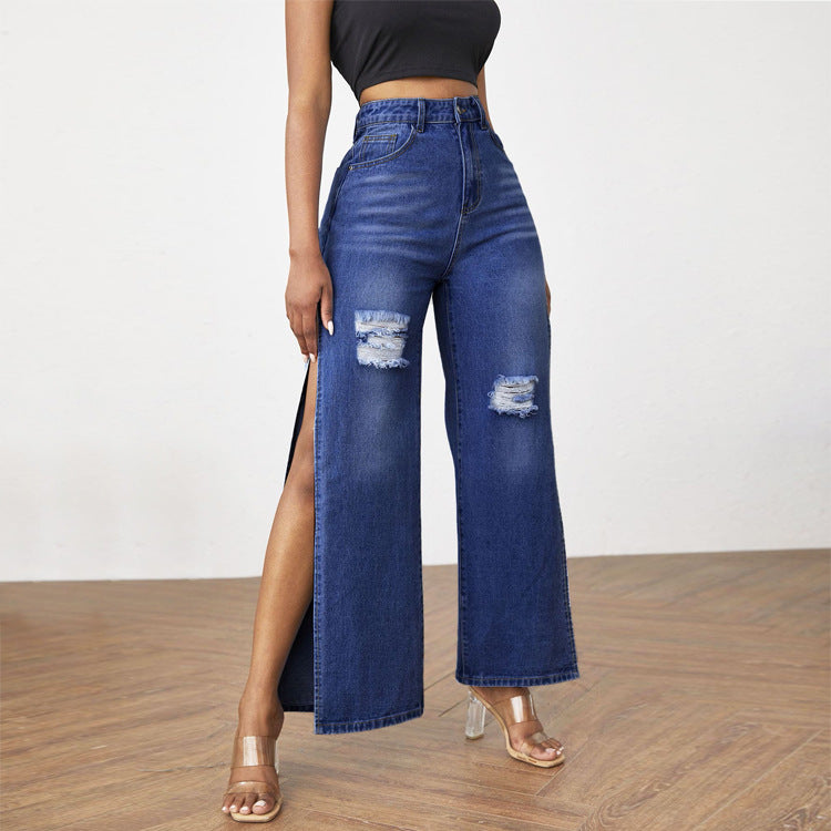 American Natural Ripped Women's Jeans
