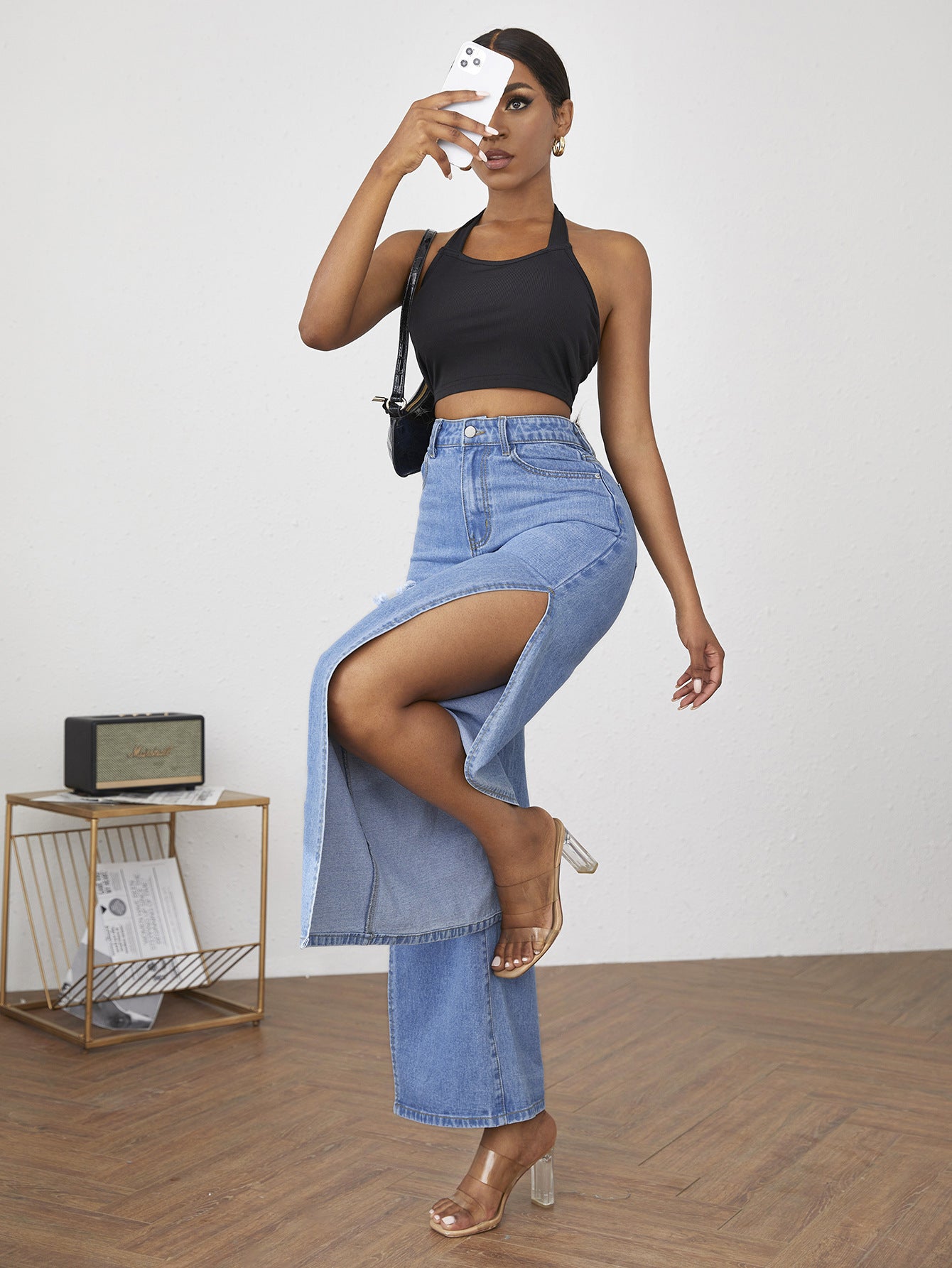 American Natural Ripped Women's Jeans