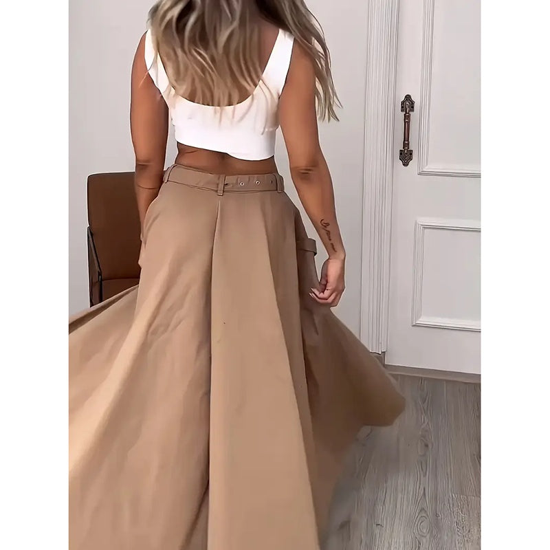 ๐ฟ Lulu Skirt Set โ Elegant Two Piece Skirt and Top Set by Natural Body Fashion