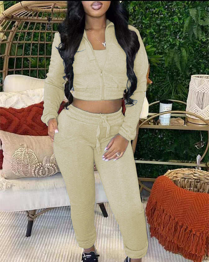 Body Blast Cropped Top And Drawstring Pants