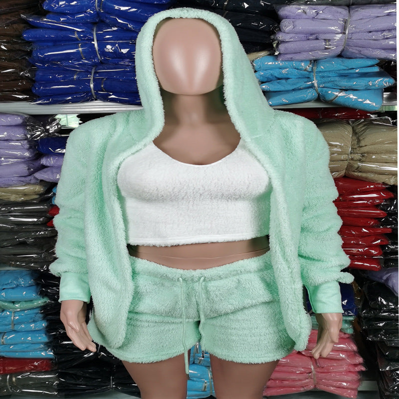 3 Pieces Of Quality Natural Body Plush Home Clothes