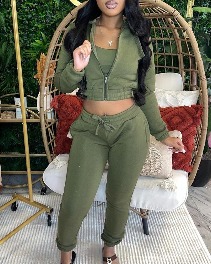 Body Blast Cropped Top And Drawstring Pants