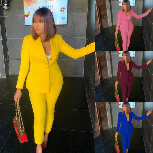 Natural Body fit Suit Office Two-piece Suit