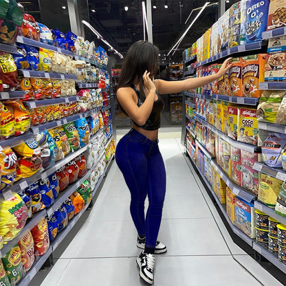 Sexy Hip Lifting Ins Style Stretch Jeans