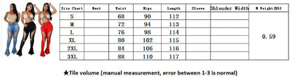 Sexy Mid-waist Retro Tattered Jeans Elastic Corns Bandage Mop Denim Bell-bottom Pants
