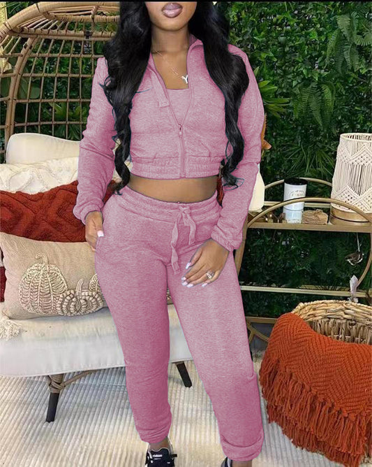 Body Blast Cropped Top And Drawstring Pants