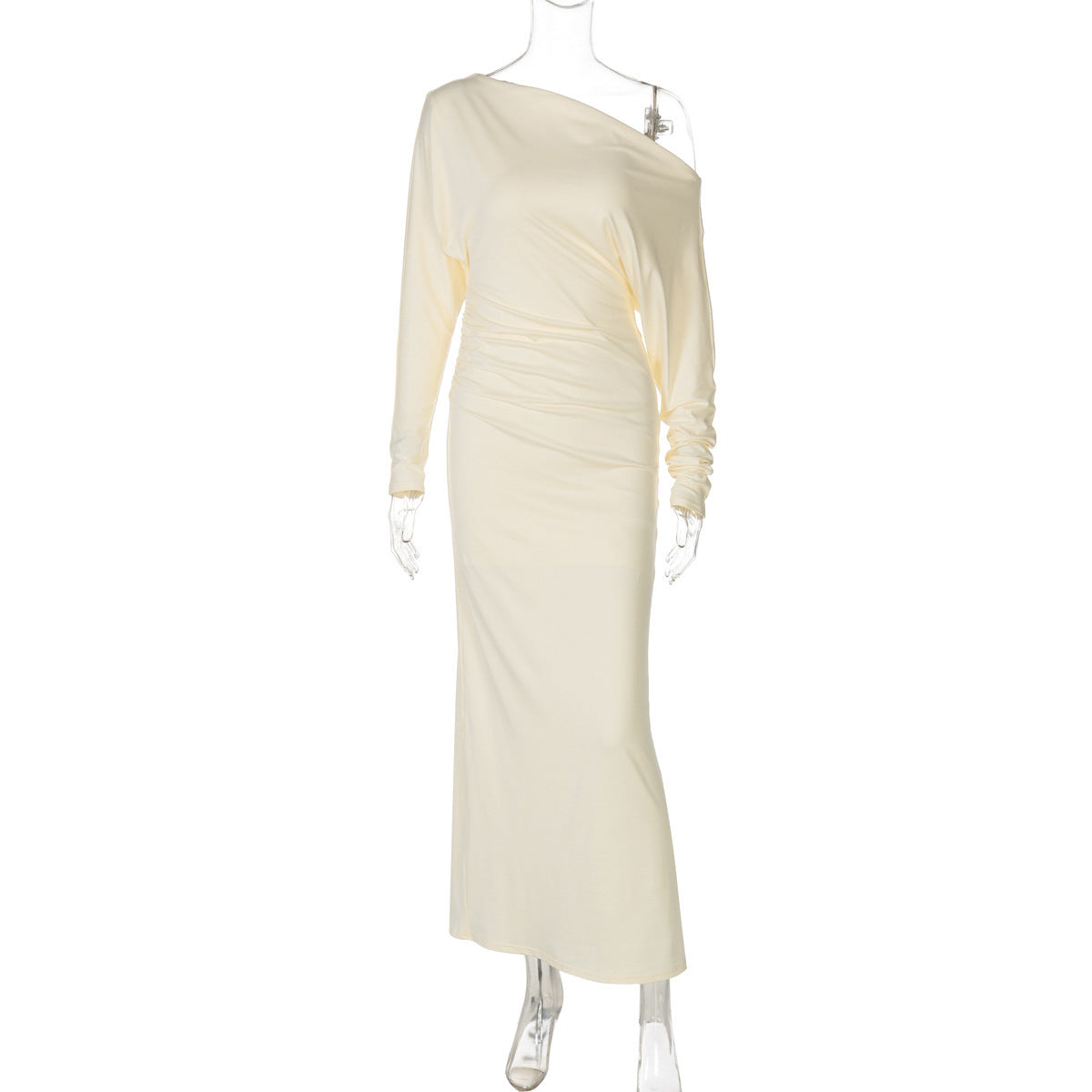 Women's Fashion Slim-fit Off-shoulder Long Sleeve All-match Dress