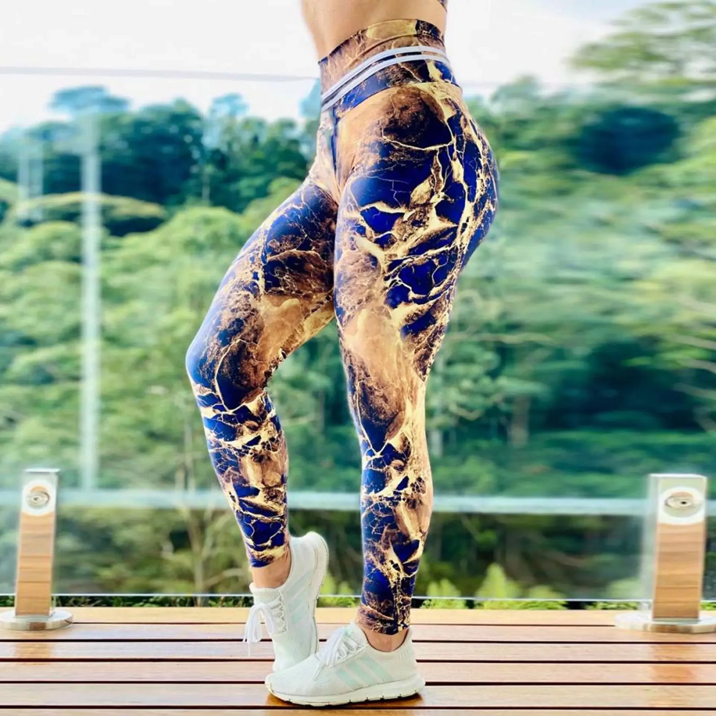 Color Expression Booty Lifting Leggings Women Sexy Sport Gym Training High Waist Yoga Pants Fitness Joggings Running Workout Legging