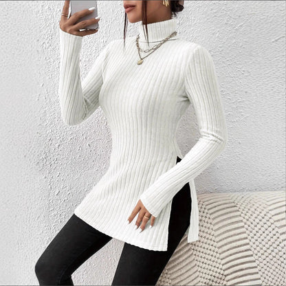 Women's Fashionable Striped Mid-length Top