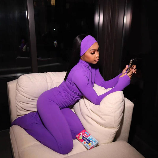 2026 Top Casual Trousers Fashion Hair Band Three-piece Set