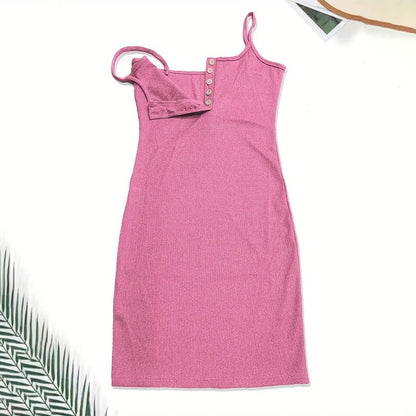 Sexy Womens Strapless Pleated Mini Dress Tight-Fitting V-Neck Sleeveless Dress For Weddings, Parties & Clubs
