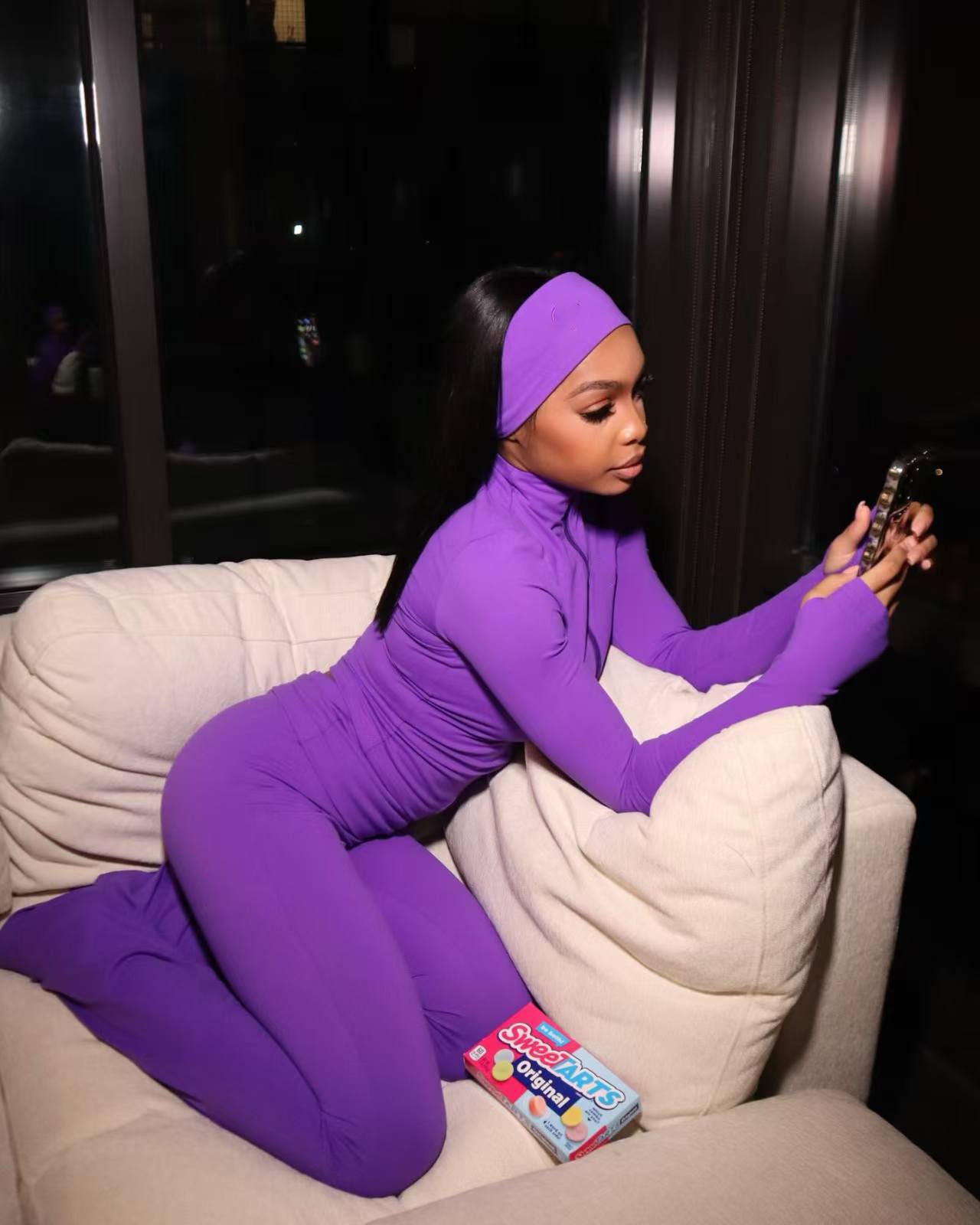 2026 Top Casual Trousers Fashion Hair Band Three-piece Set